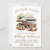 市場から出た！ファームマーケットブライダルシャワー 招待状 (正面)