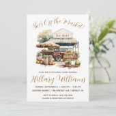 市場から出た！ファームマーケットブライダルシャワー 招待状 (スタンド正面)