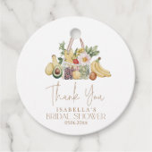 市場から外れたブライダルシャワー フェイバータグ (正面)