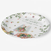 市場から外れて |ファーマーズマーケットブライダルシャワー ペーパープレート (アングル)