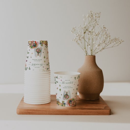 市場から外れて |ファーマーズマーケットブライダルシャワー 紙コップ