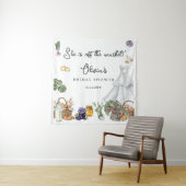 市場から姿を消した農家の花嫁シャワーの写真 タペストリー (インサイチュ)