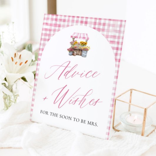 市場から届いたばかりのアドバイスと願いサイン 台座サイン