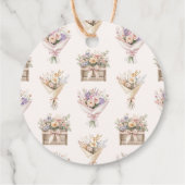 市場から届いたばかりのウェディングシャワーのお礼 フェイバータグ (裏面)