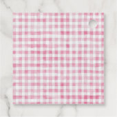 市場から届いたばかりのウェディングシャワーのギフトタグ フェイバータグ (裏面)