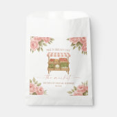 市場から届いたばかりのウェディングシャワーのデコレーション フェイバーバッグ (正面)