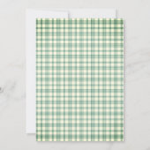 市場から届いたばかりのカントリー風 ブライズシャワー 招待状 (裏面)