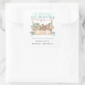 市場から届いたばかりのファーマーズマーケット ブライダルシャワー スクエアシール (バッグ)