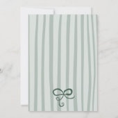 市場から届いたばかりのフレッシュな手描きQRコード付きウェディングデザイン 招待状 (裏面)