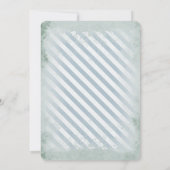 市場から届いたばかりのフレッシュイチゴのブライダルシャワー 招待状 (裏面)