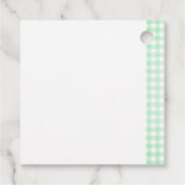 市場から届いたばかりのブライズシャワー フェイバータグ (裏面)