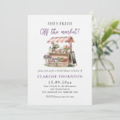 市場から届いたばかりのブライダルシャワーのお知らせ 招待状 (スタンド正面)