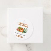 市場から届いたばかりのブライダルシャワーのお礼 フェイバータグ (インサイチュ)