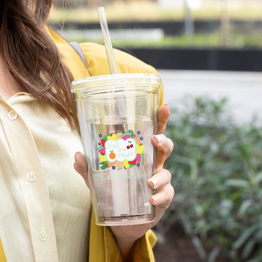 市場から届いたばかりのブライダルシャワー アクリルタンブラー