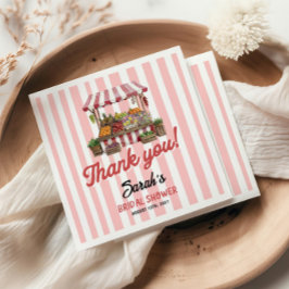 市場から届いたばかりのブライダルシャワー スタンダードカクテルナプキン