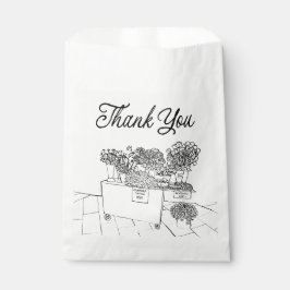 市場から届いたばかりのブライダルシャワー、ファーマーズマーケット フェイバーバッグ