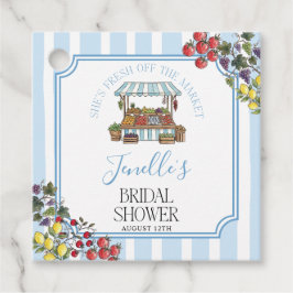 市場から届いたばかりのブライダルシャワー フェイバータグ