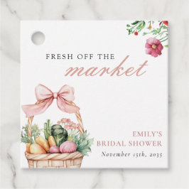 市場から届いたばかりのブライダルシャワー フェイバータグ