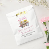 市場から届いたばかりのブライダルシャワー フェイバーバッグ (封をした状態)