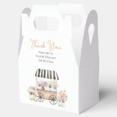 市場から届いたばかりのブライダルシャワー フェイバーボックス (オープン)