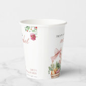 市場から届いたばかりのブライダルシャワー 紙コップ (右)