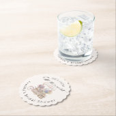 市場から届いたばかりのボーホー フラワー カート ブライダル ペーパーコースター (インサイチュ)