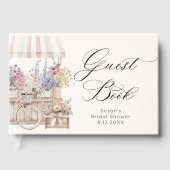 市場から届いたばかりのボーホー ブライズシャワー ゲストブック (正面)