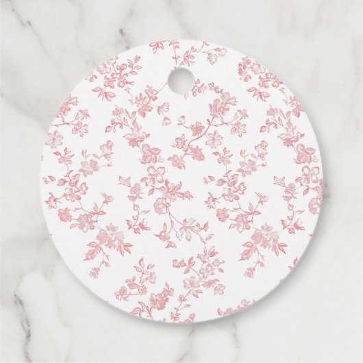 市場から届いたばかりのラブ・イン・ブルーム ブライダルシャワー フェイバータグ (裏面)