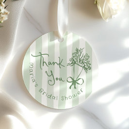 市場から届いたばかりの愛らしい緑の手描き フェイバータグ