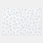 市場から届いたばかりの気まぐれなフレッシュグリーンのお姫様歓迎会 ラッピングペーパーシート (正面)