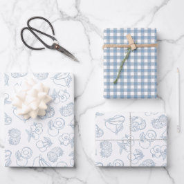 市場から届いたばかりの気まぐれなフレッシュグリーンのお姫様歓迎会 ラッピングペーパーシート