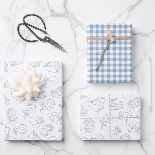 市場から届いたばかりの気まぐれなフレッシュグリーンのお姫様歓迎会 ラッピングペーパーシート (正面)