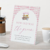 市場から届いたばかりの花婿は何歳?サイン 台座サイン (インサイチュ)