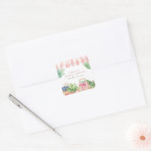市場から届いたばかりの花嫁シャワー スクエアシール (封筒)