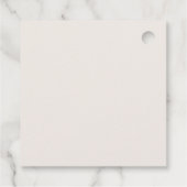 市場から届いたばかりの花柄イラストの感謝を表すカード フェイバータグ (裏面)