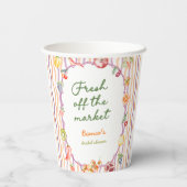 市場から届いたばかりの遊び心あふれるブライズシャワー 紙コップ (裏面)