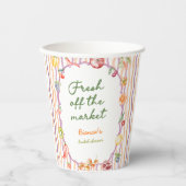 市場から届いたばかりの遊び心あふれるブライズシャワー 紙コップ (正面)