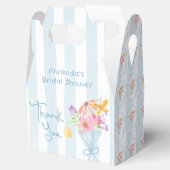 市場から届いたばかりの遊び心あふれるブライダルシャワーの装飾 フェイバーボックス (オープン)