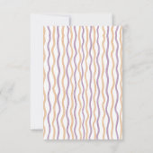 市場から届いたばかりの遊び心あふれるブライダルシャワー サンキューカード (裏面)