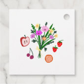 市場から届いたばかりの かわいいカスタム ブライダルシャワー フェイバータグ (裏面)