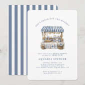 市場から届いたばかり - コーストマーケット ブライダル 招待状 (正面/裏面)