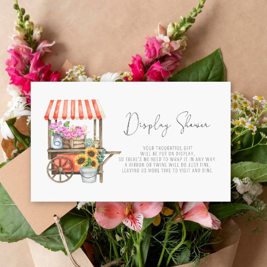 市場から届いたばかり - ディスプレイ シャワー エンクロージャーカード