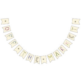 市場から届いたばかり バンティングフラッグ