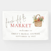 市場から届いたウェルカム ブライズシャワー 横断幕 (横)