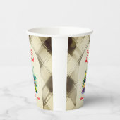 市場から届いたフレッシュな果物のブライダルシャワー 紙コップ (左)