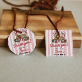 市場から届いた ブライダルシャワーのタグ フェイバータグ