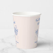 市場から消えた 手描きの ドゥードル 結婚前お祝い 紙コップ (右)