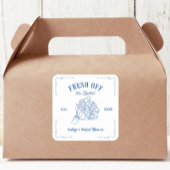 市場から生々しい青ブライダルシャワー スクエアシール