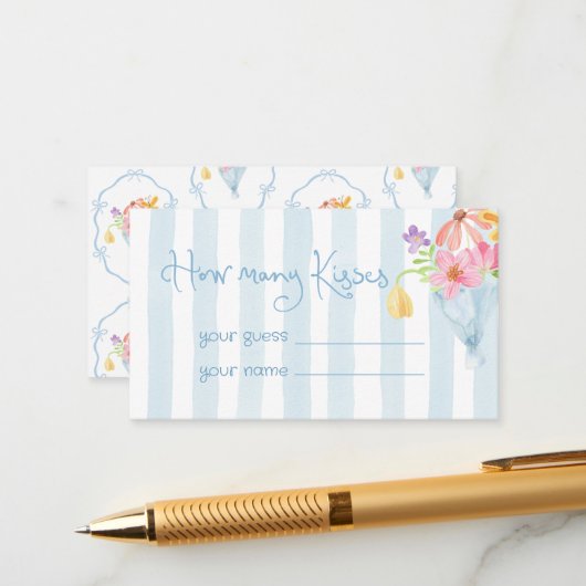 市場から生まれキス数 エンクロージャーカード (正面/裏面インサイチュ)