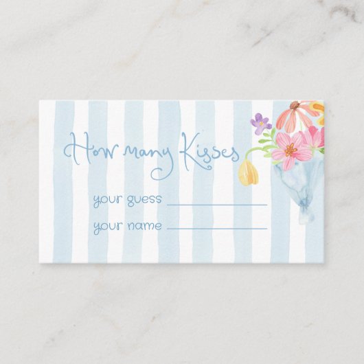 市場から生まれキス数 エンクロージャーカード (正面)